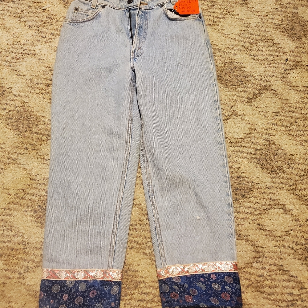 Levi's vintage cropped jeans